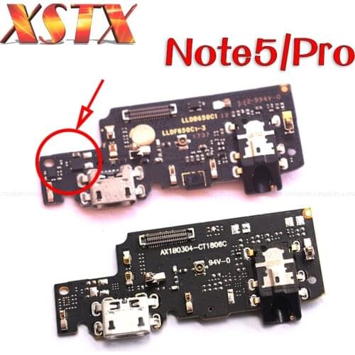 For Xiaomi Redmi Note 5 Pro USB Charging Dock Port Connector Board With Microphone Mic