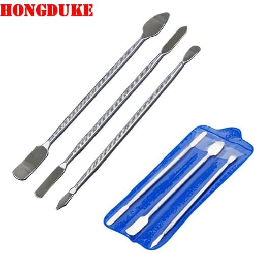 3pcs Universal Mobile Phone Repair Opening Tool Metal Disassemble Crowbar Metal Steel Pry Phone Computer Hand Tool Set