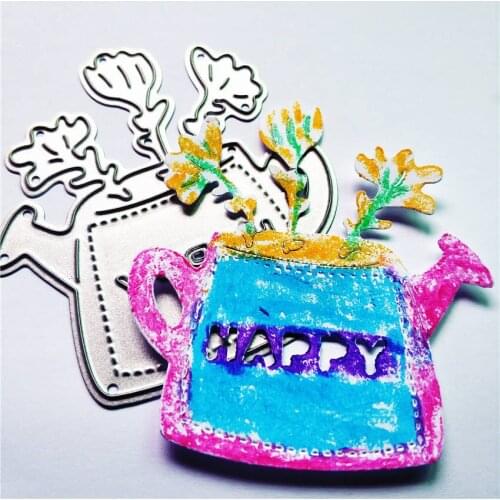 3X5.8CM Watering pot die Cutting dies metal crafts paper die-cutting /DIY embossing Easter Halloween Scrapbooking