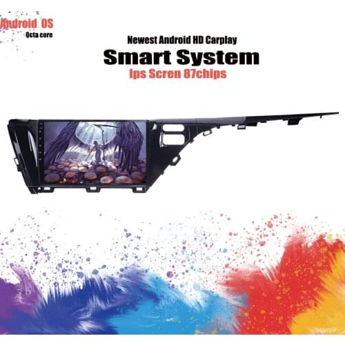 For Toyota Camry 2018 2021 10'' IPS 720P Screen Car GPS Navigation monitor Multimedia PC Tablet Head Unit 4G Lte WIFI FM