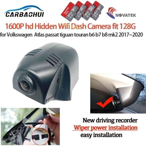 Plug and play Car DVR Video Recorder Dash Cam Camera for Volkswagen Atlas passat tiguan touran b6 b7 b8 mk2 2017 2018 2019 2020