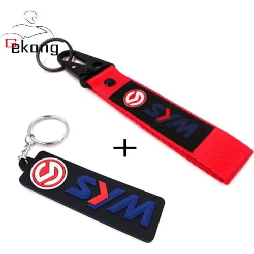 For SYM 150 125 gts CRUISYM 180 300 300i MAXSYM 400 600 JOYMAX Z300 Motorcycle Embroidered Keychain Key Ring Key chain keyring