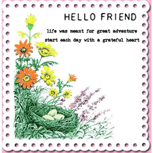 DABOXIBO Birds Nest Clear Stamps Mold For DIY Scrapbooking Cards Making Decorate Crafts 2020 NEW Arrival