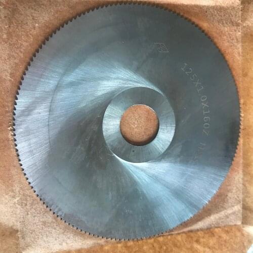 Free shipping 10pcs HSSDM05 made 125*27/25/22*0.8/1.0/1.2/1.5mm*60-160z HSS disc for cutting steel/Faucet/ Non ferrous Metal