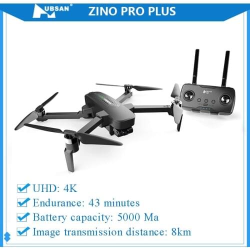 Zino Pro Plus Drone With 4k Hd Aerial Camera 8km Image Transmission 43 Minutes Long Battery Life Foldable Uav Toy Quadcopter