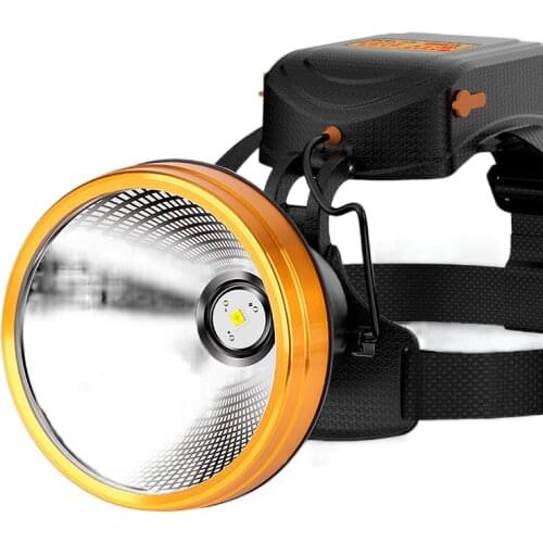 Headlight glare head-mounted flashlight lamp charging long-range super-bright xenon long life to catch the sea eel