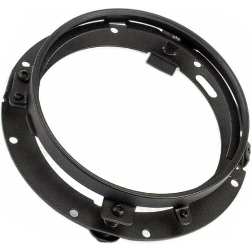 Stainless steel Headlight Bracket 7 inch Cradle Exterior Holder LED Replacement Ring For Jeep Wrangler JK 2007-2016