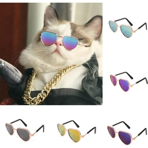 Fashion Lenses Sunglasses For Cat Pet Dog Cat Supplies Funny Photo Props For Cats Pet Accessories Free Shipping, 1 Piece
