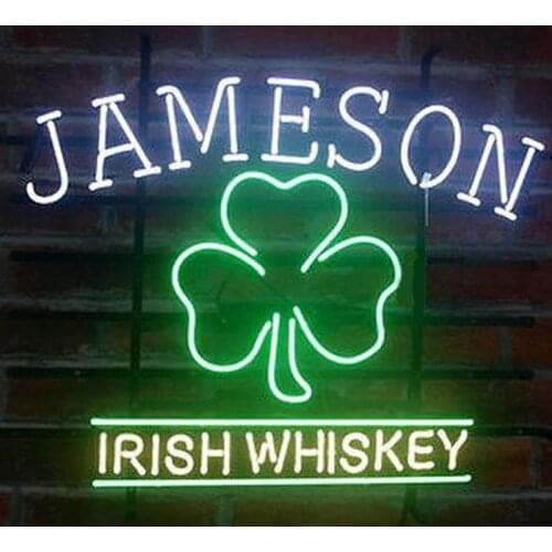 Neon Sign for Whiskey neon Light Beer Bar Irish Decor club Hotel glass Handcraft Arcade Neon Lamp for Beer Bar Custom nein sign