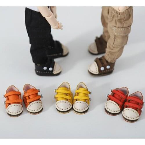 Ob11 baby shoes cowhide canvas shoes baby clothes shoes GSC body 12 BJD baby body 9