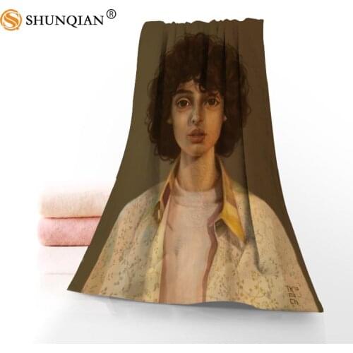 Customize All Your Favorite Finn Wolfhard 35x75cm Daily Exercise Fitness Fast Dry Face Microfiber Towel