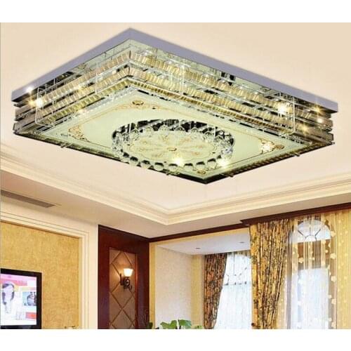 European style ceiling lamp bedroom living room ceiling lamps fashion LED ceiling lighting crystal living room lamp led fixture