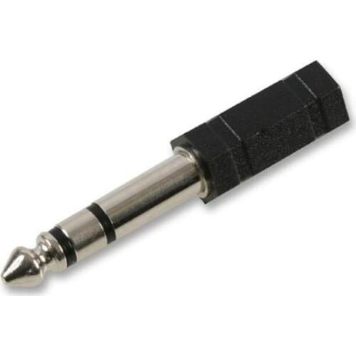 3.5mm Jack Socket MONO to 6.35mm Jack STEREO Plug Adaptor 6.3mm 1/4" Connector