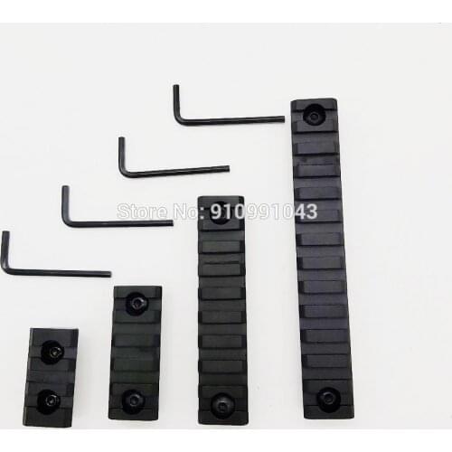 MLOK Picatinny Rail Section for MLOK Handguard Mount Rail Sytstem 3 5 9 13slot