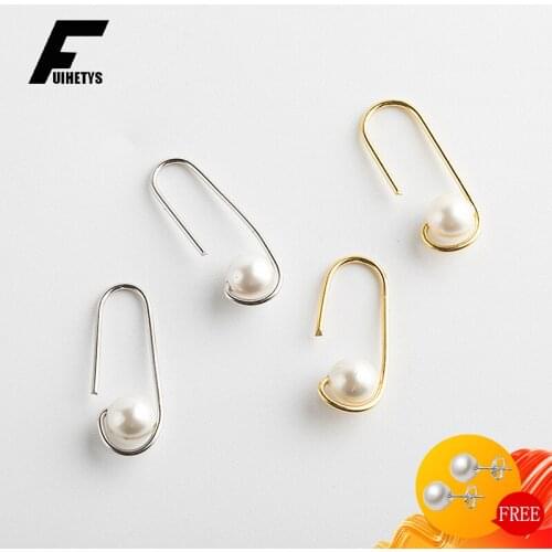 Bali Jelry S925 Sterling Silver Women Earring Jewelry Freshwater Pearl Drop Earrings Ornament for Wedding Engagement Wholesale
