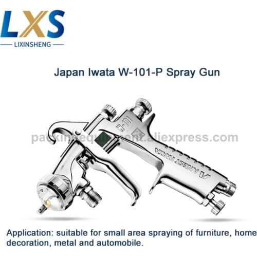 Japan Original Iwata Pressure Feed Spray Gun W-101-P Stainless Steel Penumatic Painting Paint Tool Spray Gun For Painting Cars
