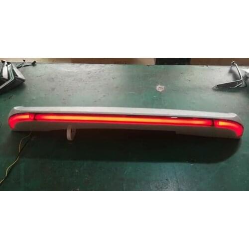 RQXR rear roof spoiler with led brake light turn signal driving light assembly for Toyota land cruiser prado 2014-18