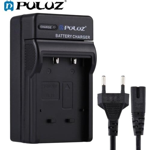 PULUZ EU US Plug Battery Charger with Cable Car Charger For Nikon EN-EL3 5 10 12 14 15 19 Battery
