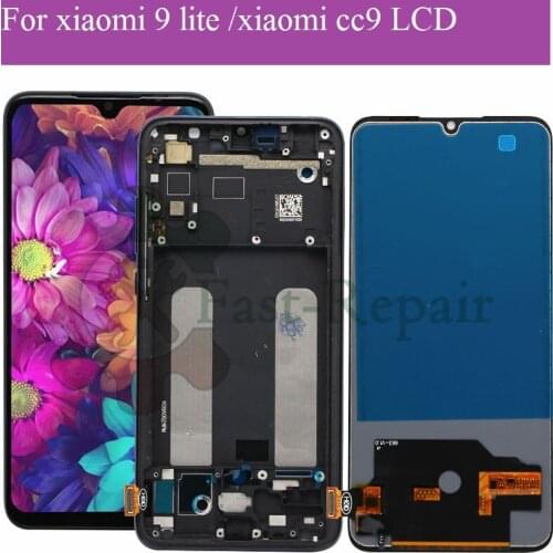 6.39'' TFT For Xiaomi Mi CC9 LCD Display Touch Screen Digitizer Assembly Replacements Parts For Mi 9 lite M1904F3BG lcd
