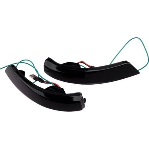 1 Pair Car Dynamic LED Side Wing Rearview Mirror Signal Light Accessories Fit For Ford Focus MK2 MK3 Hatchback Mondeo MK4