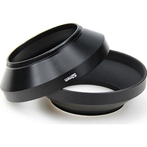 10pcs/lot 37mm 39mm 40.5mm 43mm 46mm Camera Metal Lens Hood Wide Angle Screw In Mount Lens Hood for canon nikon for Sony Pentax