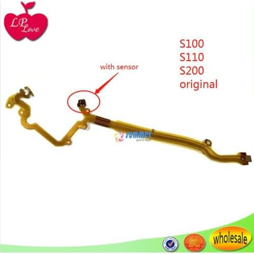 100%Original LENS Aperture Shutter Group Flex (With Sensor) For CANON S100 S100V S110 S110v S200 Digital Camera Repair Part