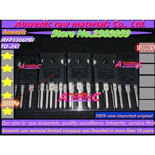 Aoweziic 2017+ 100% new imported original IRFP3306PBF IRFP3306 TO-247 MOSFET N Channel 120A 60V