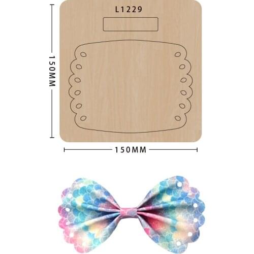 Bowknot Knife Mold Knife Molds Bow-Cutting New Wooden Molds,Suitable For Big Shot Die-Cutting Machines