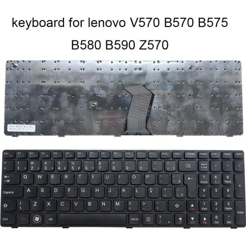 Brazilian Laptop Keyboard Brazil for Lenovo V570 V570C V575 Z570 Z575 B570 B575 B575A B580 B590 B590A BR Notebook keyboards New