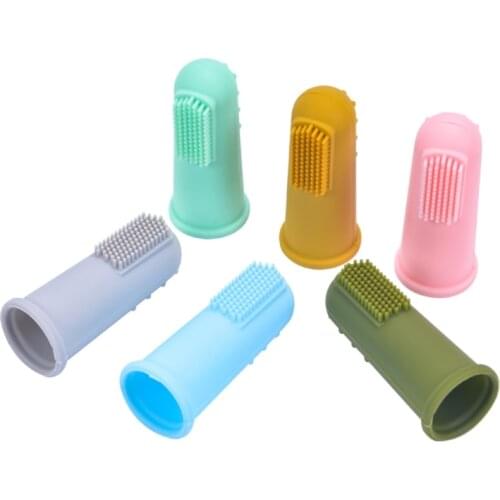 Baby Soft Finger Toothbrush BPA Free Silicone Infant Tooth Teeth Clean Brush Food Grade Silicone Oral Health Care