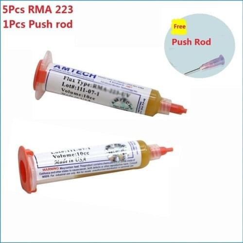 Good Use 10cc BGA Flux RMA223 RMA-223 PCB SMD Soldering Paste For Computer Phone Playstation Repair Tools Free Needle Push Rod