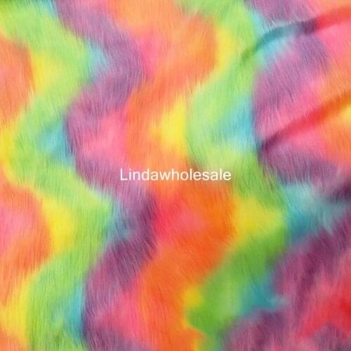 Faux fur fabric,Colorful fox fur imitation fur home textile fabric,patchwork fabrics,felt cloth,160cm*90cm(one yard)/pcs