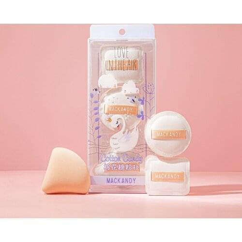 3 Pcs/set Marshmallow Cosmetic Puff Wet And Dry Powder Puff Make-up Service Do Not Eat Powder Three-pack Beauty Tools