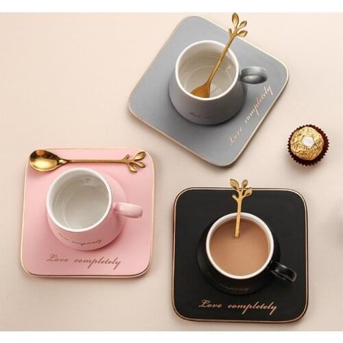 Creative European-style Phnom Penh Coffee Cup And Saucer Set Afternoon Tea Set Western Restaurant Ceramic Coffee Set 180ML