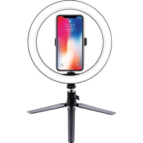 Hot Selling LED Selfie Tripod Ring Lamp For Youtube Tiktok Video Live Cell Phone Holder Stand Photography Lighting