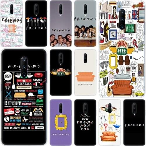 Hot Friends Together Soft Silicone Fashion Transparent Case For OnePlus 7 Pro 5G 6 6T 5 5T 3 3T TPU Cover