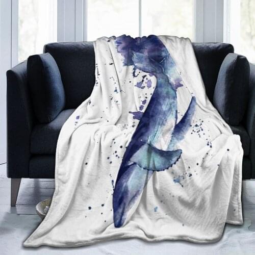 Whale 3D printed blanket flannel blanket childrens Sheet baby sofa bedding and duvet cover childrens gift