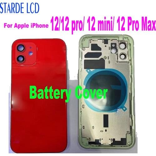 Full Housing For iPhone 12/12Pro/ 12 Pro Max /12 mini Back Glass Battery Cover Middle Frame Classic Assembly Replacement