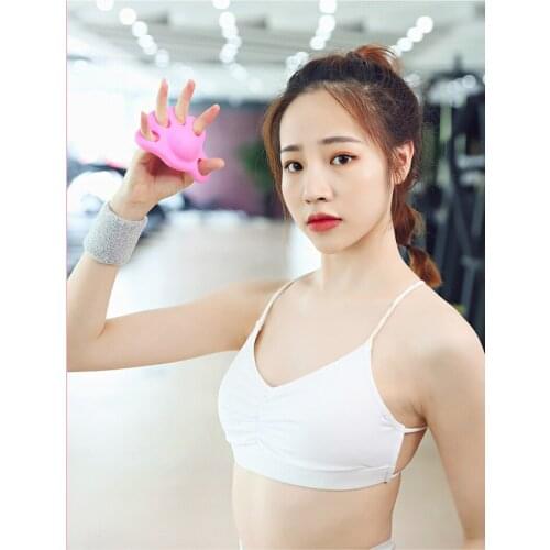 Silicone Adjustable Hand Grip Gripping Ring Finger Forearm Trainer Carpal Expander Muscle Workout Exercise Gym Fitness