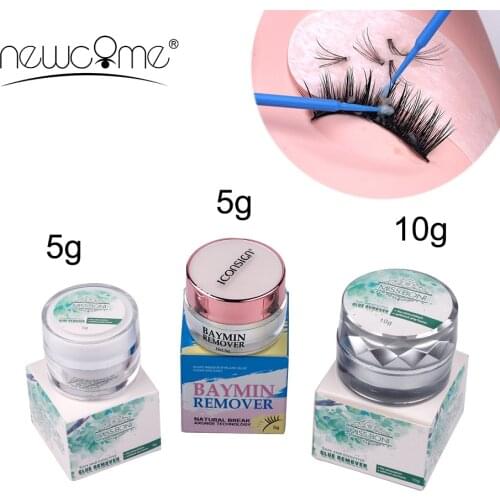 NEWCOME Eyelash Glue Remover Cream Fragrance Fragrance Glue Remover For Eyelash Extensions Zero Stimulation Faux Cil Remover
