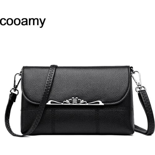 Women Messenger Bags PU Leather Clutches Luxury Flap Tote Packet Female Vintage Shoulder Crossbody Bag Ladies Handbag