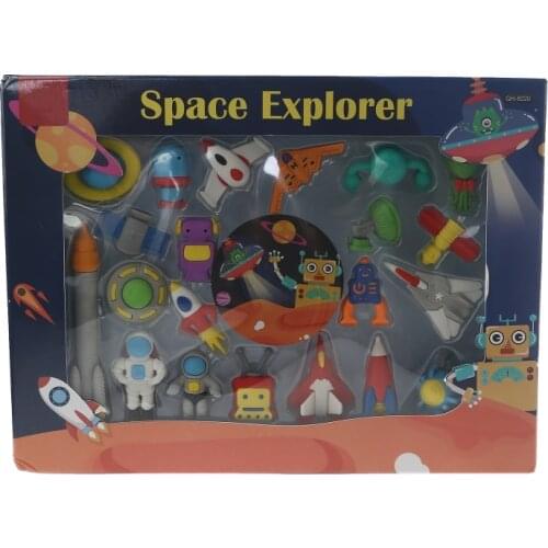 Funny Cartoon Optional Space Dinosaur Princess Eraser Suit Childrens Favor School Supplies Student Prize Kids Boys Girls Gift
