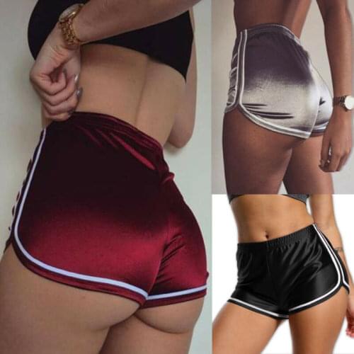 Ladies track Sports plus size weatpants Women Casual Running Shorts Gym Workout Waistband Hot ropa mujer