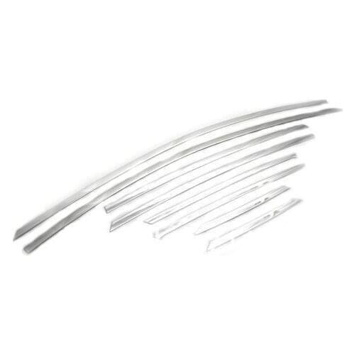 Car Styling Chrome Side Upper Edge Window Trim Set For Ford Focus MK3 Hatchback 2012-2013