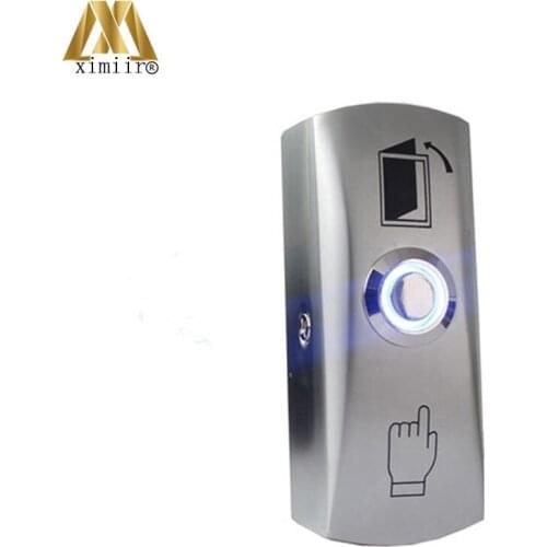 Free Shipping Stainless Steel Exit Button Door Release Switch 10pcs For Door Access Control E02Z-S Exit Button