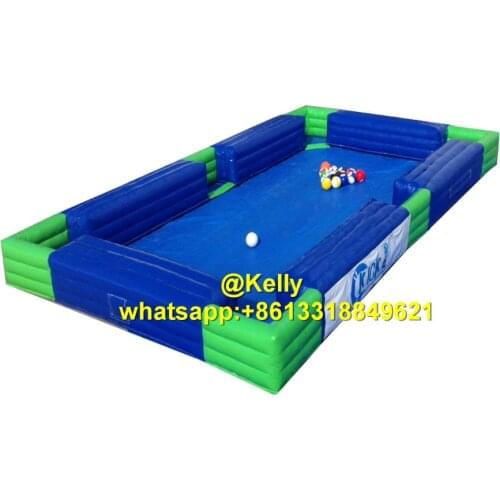 Free air shipping giant billiards game inflatable snookball on sale, customized football snooker balls pool, football snooker