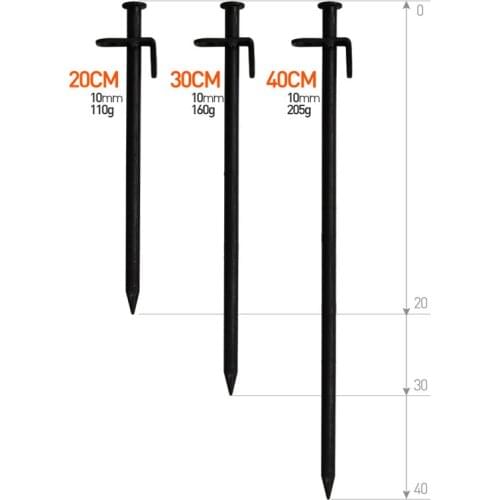 5Pcs/lot Heavy Duty Cast Iron Tent Guy Line Ground Peg Hook Canopy Awning Stake Snow Beach Camping Hiking Outoor