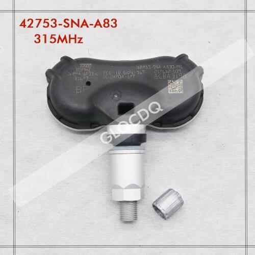 FOR 2009 2010 2011 2012 2013 HONDA ODYSSEY 315MHz TIRE PRESSURE SENSOR 42753-SNA-A83 42753-SNA-A84 42753-TR0-A81 42753-TR3-A81