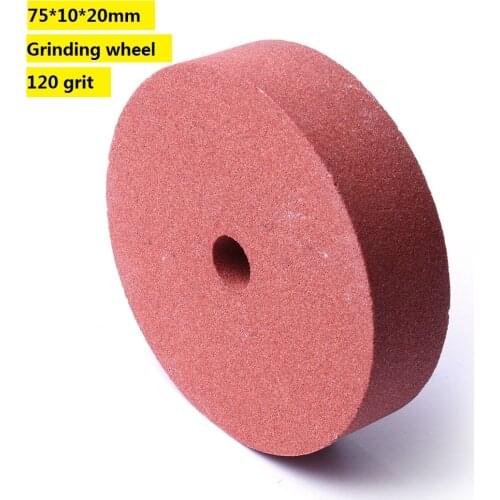 Hot 3‘’ 120 Grit Grinding Wheel Polishing Pad Abrasive Disc for Bench Grinders Rotary Tools 75*10*20mm