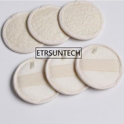 Natural Loofah Sponge Bath Rub Exfoliate Bath Glove Oval Bath face Towel F1684